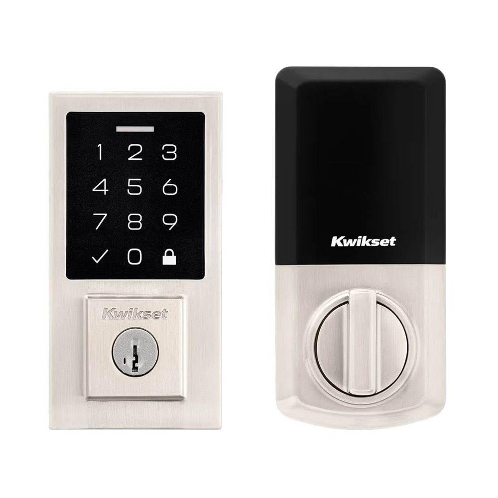 Kwikset SmartCode 270 Touchpad Deadbolt Satin Nickel 9270 CNT 15 SMT 992700-010